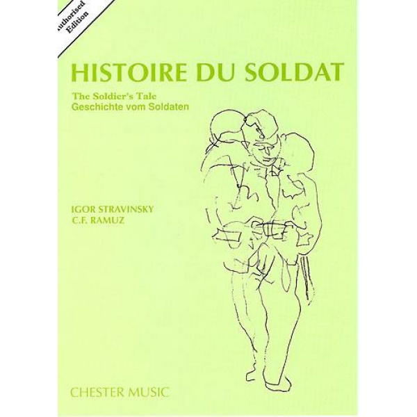 STRAVINSKY - Histoire Du Soldat (Partitura da Studio) - Chester Music