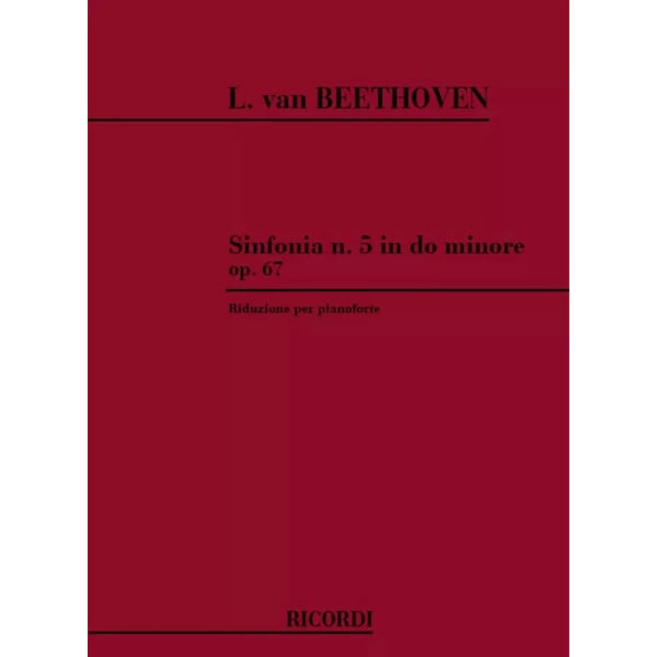 BEETHOVEN - SINFONIA N.5 - TRASCRIZIONE PER PIANOFORTE SOLO