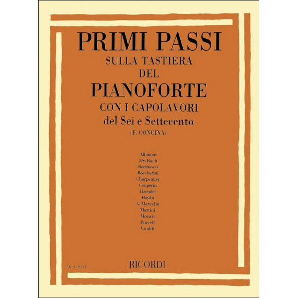 PRIMI PASSI sulla Tastiera del Pianoforte - Capolavori '600 e '700