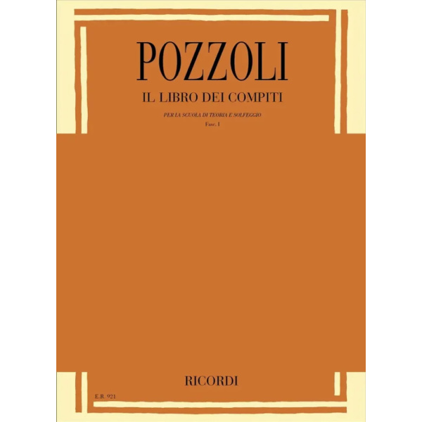 POZZOLI - LIBRO DEI COMPITI FASC. I