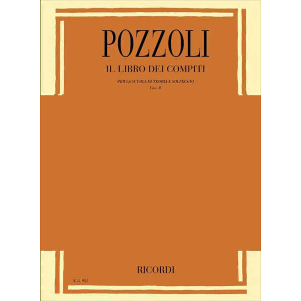 POZZOLI - LIBRO DEI COMPITI FASC. II