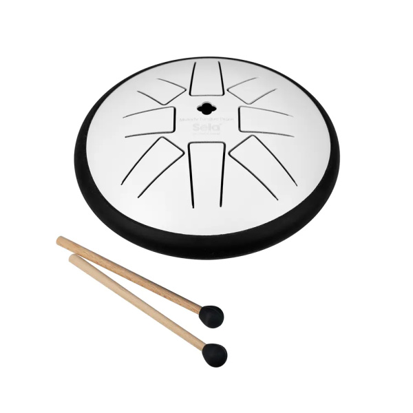 SELA MELODY TONGUE DRUM 6" Gmin WHITE