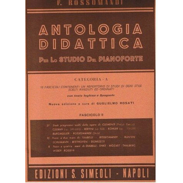ROSSOMANDI - ANTOLOGIA DIDATTICA - CAT. A VOL. 2