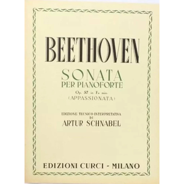 BEETHOVEN - SONATA PER PIANOFORTE OP.57 IN FA MINORE- Appassionata