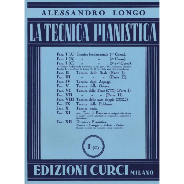 LONGO - LA TECNICA PIANISTICA I (C)