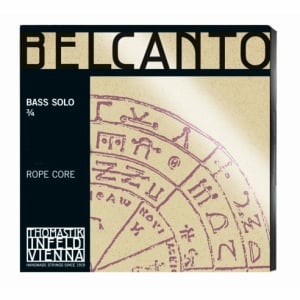 THOMASTIK BC600S DOUBLE BASS BELCANTO 3/4 MEDIUM SOLO TUNING STRING SET