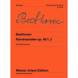 BEETHOVEN - DUE SONATE OP.49/1 -2 - Wiener Urtext