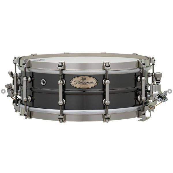 PEARL PHB 1450 PHILHARMONIC 14x5.0 BRASS  BEADED SHELL - BLACK NICKEL FINISH
