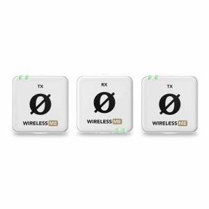 Rode Wireless ME Dual White Sistema Microfonico Doppio Wireless Compatto Bianco