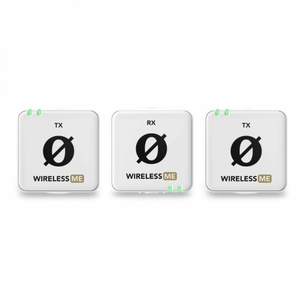 Rode Wireless ME Dual White Sistema Microfonico Doppio Wireless Compatto Bianco
