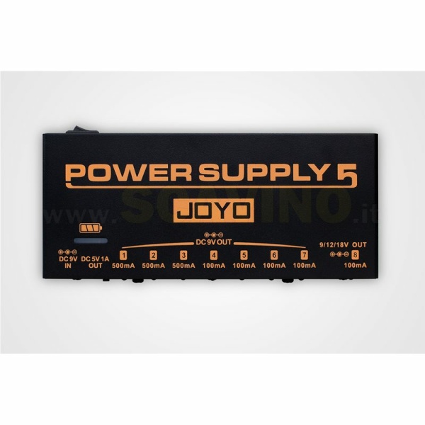 Joyo JP05 Alimentatore Multiplo 9-12-18 Volt con USB