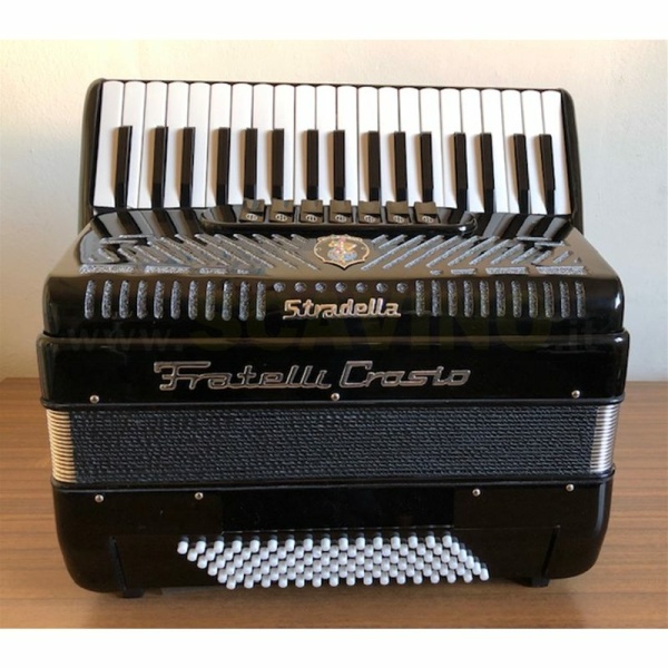 Fisarmonica Crosio 96 Bassi 37 Tasti 7+2 Registri  Nera