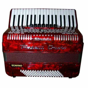 Fisarmonica Crosio 96 Bassi 37 Tasti 7+2 Registri  Rossa