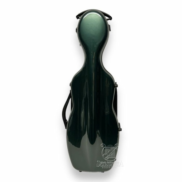 ASTUCCIO VIOLINO 4/4 SAGOMATO POLICARBONATO VERDE