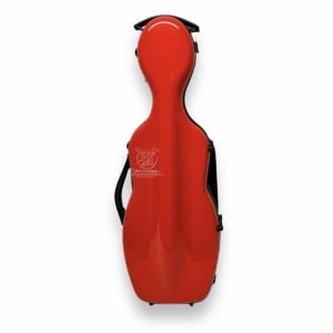 ASTUCCIO VIOLINO 4/4 SAGOMATO POLICARBONATO ROSSO FERRARI