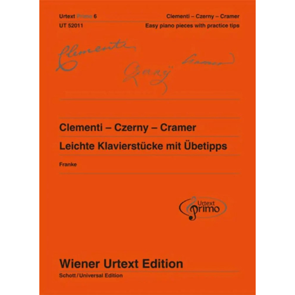 Clementi - Czerny - Cramer - 32 leichte klavierstucke mi Ubertipps