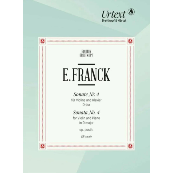 FRANCK - Sonata N.4 in D major op.posth