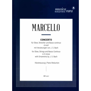 MARCELLO - Concerto  for Oboe Strings and Basso Continuo in D minor