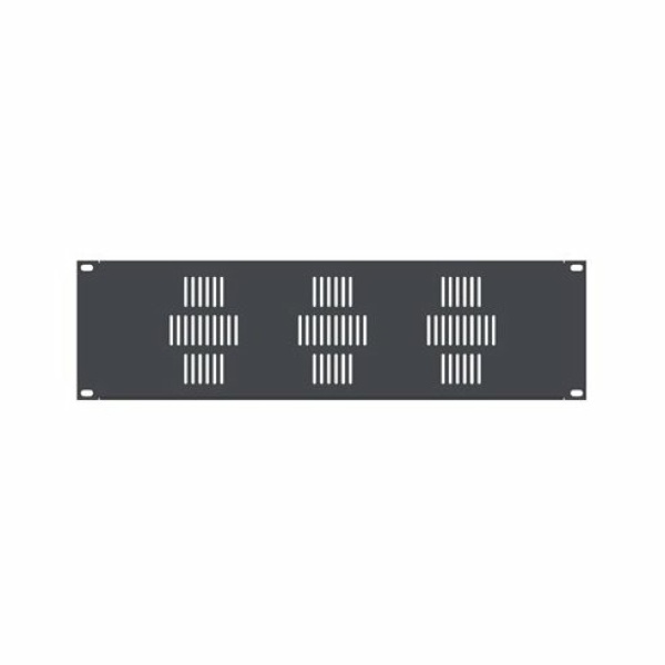 APEXTONE AP-RR3UV PANNELLO RACK CIECO 3 UNITA' VENTILATO