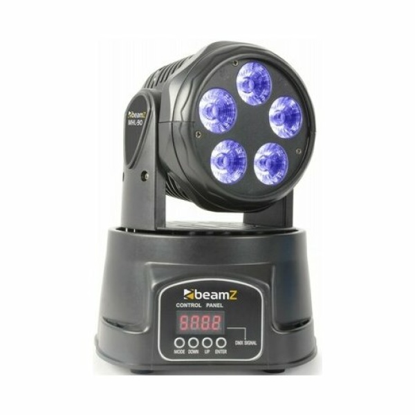 BEAMZ MHL90 MOVING HEAD WASH 5X18W