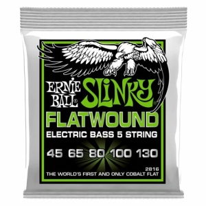 ERNIE BALL 2816 FLATWOUND EXTRA SLINKY BASS 5 STRINGS
