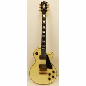 GIBSON LES PAUL CUSTOM ALPINE WHITE LIGHT AGED BY LMN