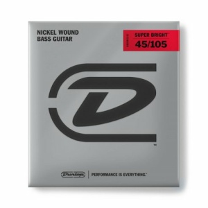 JIM DUNLOP DBSBN45105 BASS SUPER BRIGHT 45-105