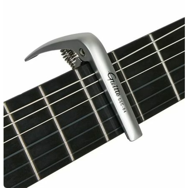 JOYO GGC-04 GUITTO METAL CAPO CHITARRA CLASSICA - SILVER