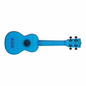 Kala KA-WMT-BL-S - Ukulele soprano Transparent Cobalt Blue - c/borsa