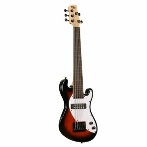 Kala UBASS-SB5-TB-FL - Solid Body 5 corde FRETLESS - Tobacco Burst c/borsa