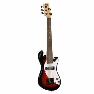 Kala UBASS-SB5-TB-FS - Solid Body 5 corde - Tobacco Burst c/borsa