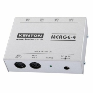 KENTON MERGE 4 - 4 MIDI IN TO 2 OUT