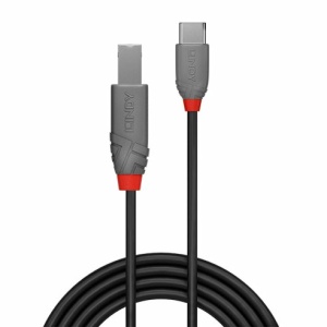 LINDY CAVO USB 2.0 C-B ANTHRA 3 MT