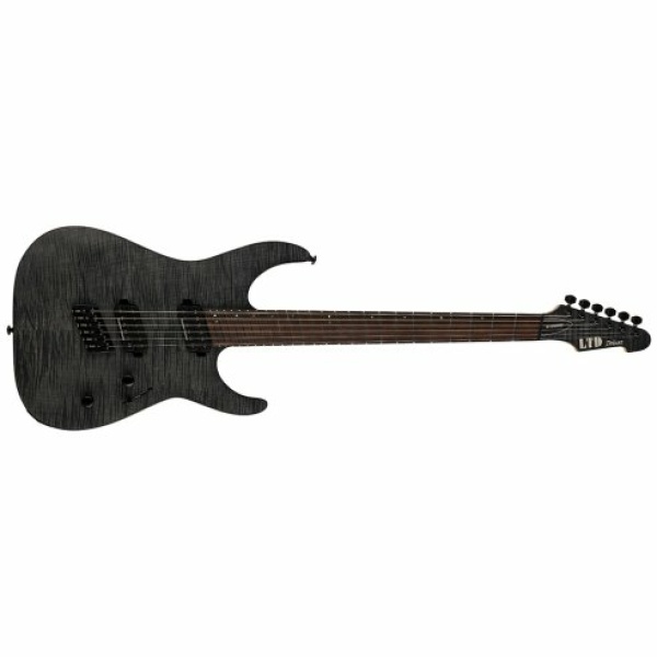 LTD LTD M-1000 MS - See Thru Black Satin