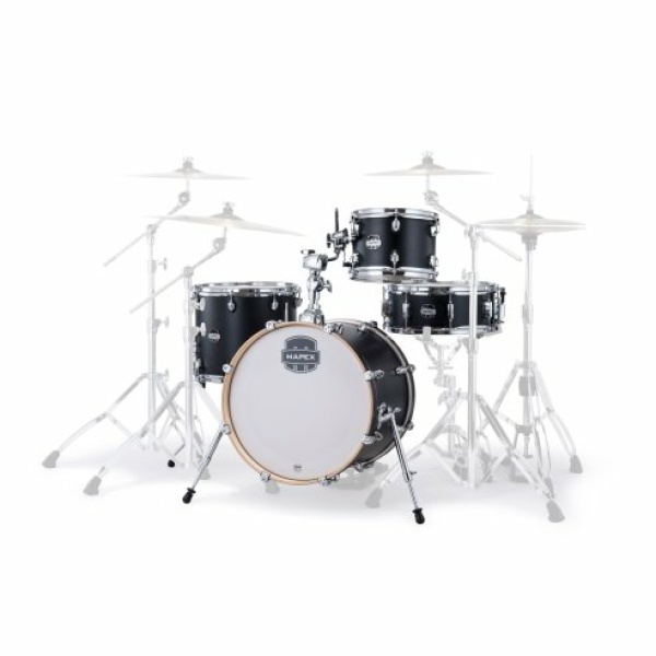 MAPEX IT MM486SKD MARS MAPLE BE BOP 4 PEZZI MATTE BLACK