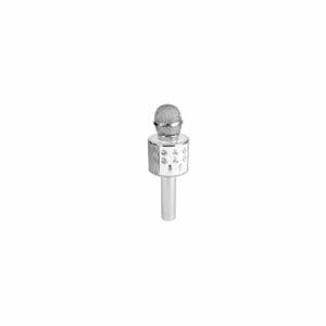 Max KM01S Karaoke Microph. BT/MP3 Silver