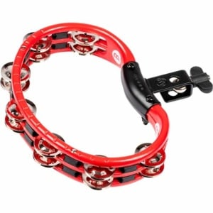 MEINL TMT2R SETUP TAMBOURINE CON SONAGLI IN ACCIAIO - ROSSO
