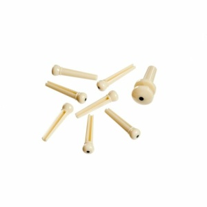 PLANET WAVES PS12 SET 7 PIOLI BOTTONE AVORIO INSERTO NERO