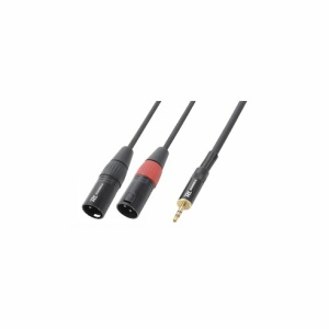 Power Dynamics Connex CX70-1 Cable 2xXLR M- 3.5 St.M 1.5m