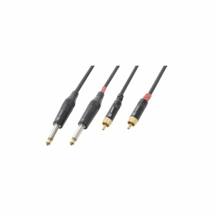 Power Dynamics Connex CX74-6 Cable 2x6.3M 2xRCA M 6m