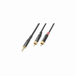 Power Dynamics Connex CX85-6 Cable 3.5 St.-2xRCA M 6.0m