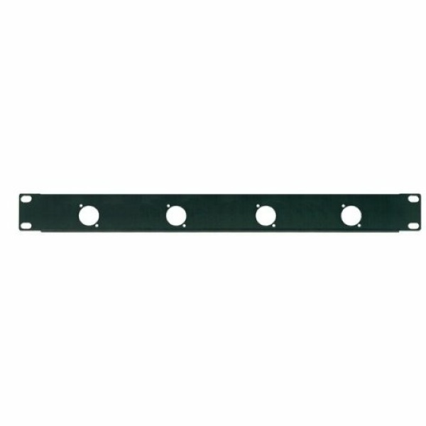 PROEL RK4N PANNELLO RACK 1U 4 FORI PER XLR