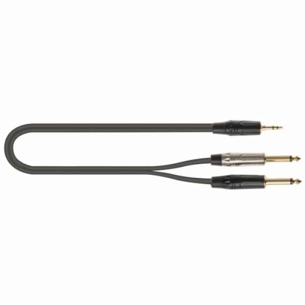 Quik Lok JUST/J352J-5 Minijack Stereo/2 Jack Mono