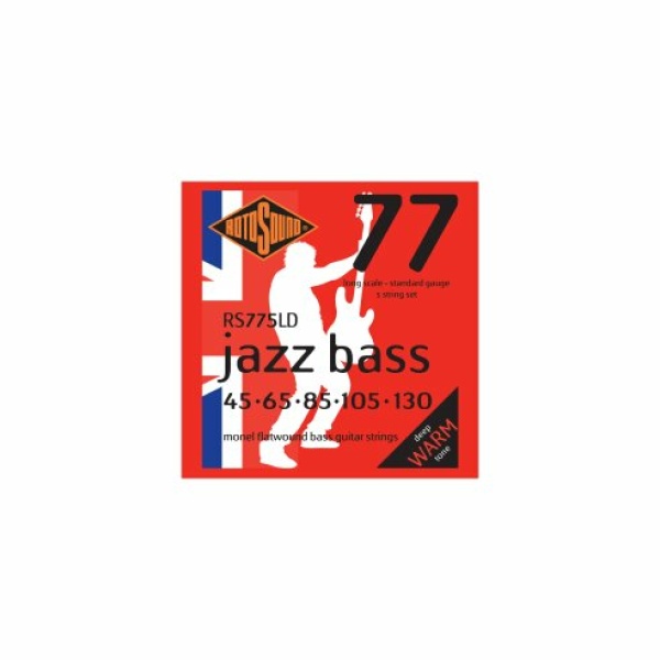 ROTOSOUND RS775LD JAZZ BASS 77 MUTA  5 MONEL FLATW.  45-130