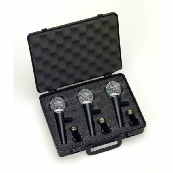 Samson R21 ST3 - Microfoni Dinamici - Cardioidi - Set 3 pezzi