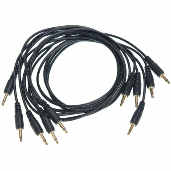 VERBOS ELECTRONICS CABLE 90CM. BLACK 5 PACK