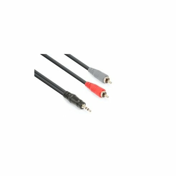 Vonyx CX334-6 Cable 3.5 St.- 2xRCA M 6.0m