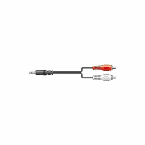 Vonyx CX405-1 Cable 3.5St.-2RCA M 1.5mBlk