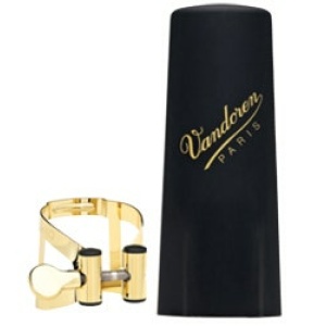 LC590AP LEGATURA M/O SAX BARITONO V16  DORATA + PLASTIC CAP