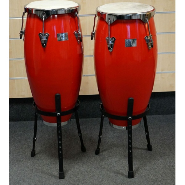 OP-XS2-5 COPPIA CONGAS IN FIBERGLASS RED